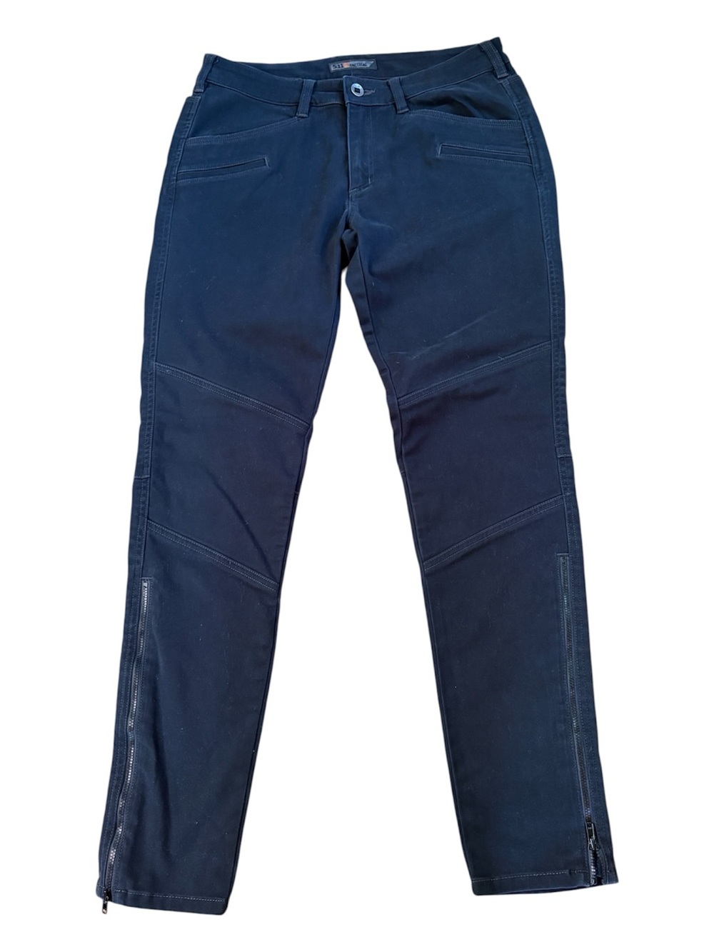 511 Tactical Black Zippered Ankle Jeans.  Size 10 Long